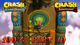 Crash Bandicoot - N. Sane Trilogy - 100% Walkthrough, Part 10: Native Fortress