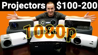 Budget projector sweet spot: $100-200 projectors tested: 1080p, spend a little, get a lot.