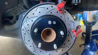 Changing OEM Rotors To DS-One Drilled Slotted On a 10th Gen Honda Civic