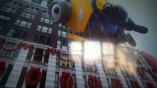 Minions Balloon at The 96th Annual Macy's Thanksgiving Day Parade