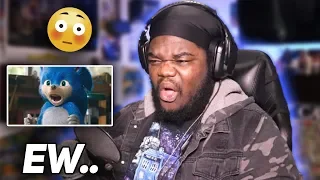 oh no... Sonic The hedgehog Trailer Reaction.........