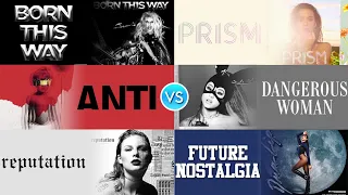 Born This Way VS Prism VS ANTI VS Dangerous Woman VS reputation VS Future Nostalgia (TME) | PopBop!