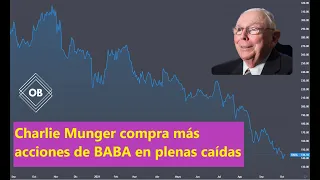 Charlie Munger compra más acciones de BABA en plenas caídas