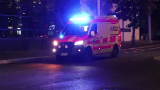 Emergency Itä-Uusimaa 8211 arrived to Meilahti Hospital