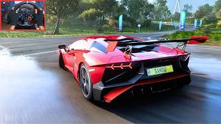 1438HP Lamborghini Aventador Superveloce Forza Horizon 5 | Logitech G29 Steering Wheel Gameplay