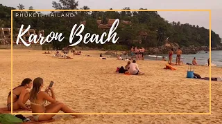 Karon Beach Walking Tour - April 2023 | Short Drive from Kata to Karon Beach , Phuket Thailand 🇹🇭