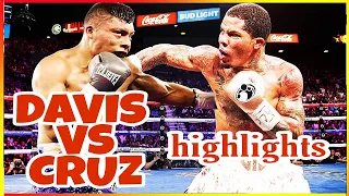 DAVIS VS  CRUZ FULLFIGHT highlights@CHARM CHANNEL@