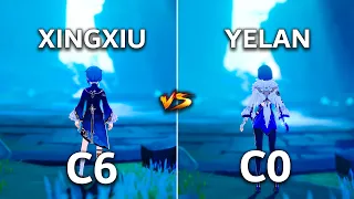 C0 Yelan vs C6 Xingqiu!! Who is the best ?? | Genshin Impact |