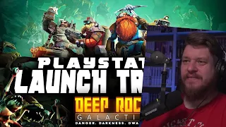 Реакция на Deep Rock Galactic - Launch Trailer | PS5, PS4