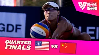 Nuss/Kloth vs. Xue/X. Y. Xia - Quarter Finals Highlights | Brasilia 2024 #BeachProTour