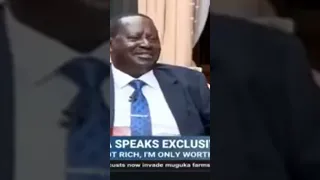 Raila singing during an exclusive interview after #election2022 ...watch till the end.