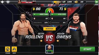 WWE Mayhem UPDATED #1 Seth Rollins vs Kevin Owens/AJ Styles vs AJ Styles/ MOBILE GAMEPLAY