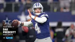 Dak Prescott's best throws from 2-TD game | Week 17