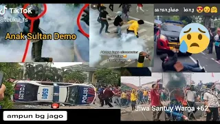 10 Aksi Viral Abang Jago Saat Demo Tolak UU Omnibus Law