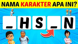 TEKA-TEKI TEBAK NAMA KARAKTER UPIN & IPIN TANPA HURUF VOKALNYA? 😁🔥