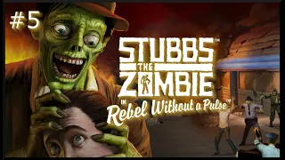 Stubbs the Zombie in Rebel Without a Pulse: Level 5 - Painting the Town Red