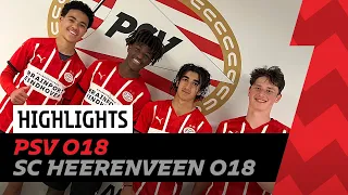 Lots of goals 🤤 | HIGHLIGHTS PSV O18 - sc Heerenveen O18