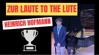 Competition - Zur Laute - To the lute Op 37 No 1 H Hofmann