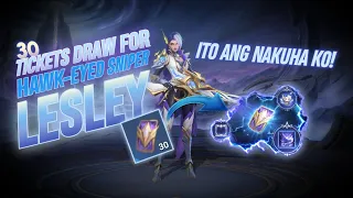 30 TICKET'S DRAW FOR HAWK-EYED SNIPER LESLEY (ITO ANG NAKUHA KO)