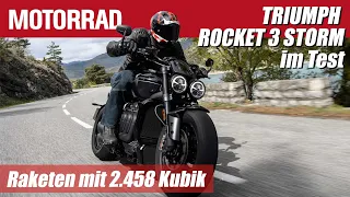 Triumph Rocket 3 Storm GT & R im ersten Test: Leistungsstarke Motorräder mit Komfort