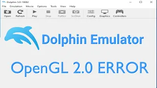 Dolphin Emulator GPU OGL ERROR Does your video card support OpenGL 2.0