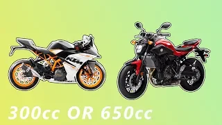 300cc vs 650cc as Beginner Bike? (More Complicated Than You Think...)