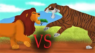 Mufasa vs Shere Khan - Pivot Animation Battle