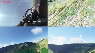 The Mach Loop in the Real-world and in the Microsoft Flight Simulator Typhoon