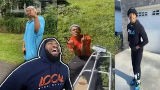 BRO TATTED UP! BOSSNI REACTS TO SLIMEBALL MK FUNNY VIDEO COMPILATION