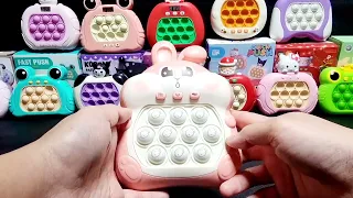 Hello Kitty Toys | 3 Minutes Satisfying with Playing Pink Rabbit Push Pop It Eletrônico Fidget ASMR