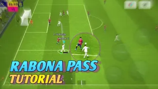 Rabona pass tutorial 💥⚡ Best Dribbler of efootball 2024