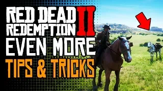 Red Dead Redemption 2 - Even More Things You Didn't Know You Could Do (RDR2 Tips and Tricks)