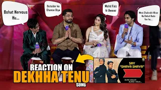 Janhvi, Rajkummar, Jaani Reaction on Nervous Mohammad Faiz Debut Song Dekhha Tenu | Mr & Mrs Mahi