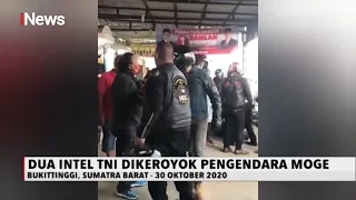 Dua Intel TNI Dikeroyok Pengendara Moge di Sumatra Barat - iNews Malam 01/11