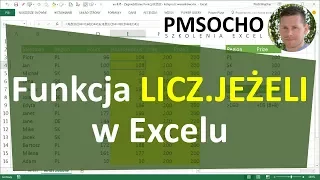 EXCEL - Funkcja LICZ.JEŻELI