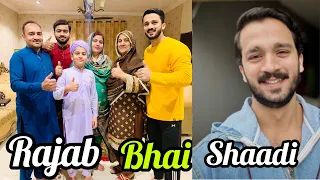 Rajab Family Shaadi Kab? 🤨| Rajab Family With Strong Ahmad Family 🥰 @rajabbutt94