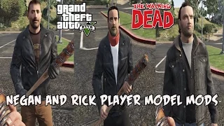 Negan and Rick Mods In GTA 5 on PC