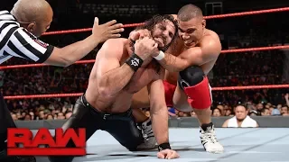 Seth Rollins vs. Jason Jordan - Winner faces Samoa Joe: Raw. Dec. 18, 2017