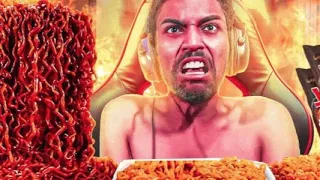 Mrz Thoppi eating korean noodles | #shorts  #mrzthoppi