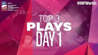 Top 3 Plays | Day 1 | 2019 IIHF Ice Hockey World Championship