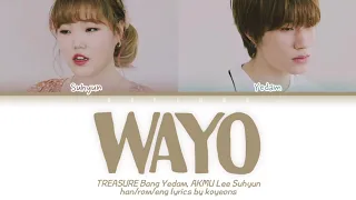 Lee Suhyun (이수현), Bang Yedam (방예담) - WAYO (왜요) (Duet Ver.) [가사/Color Coded Han|Rom|Eng Lyrics]