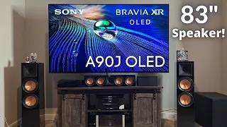 How to use Sony A90J OLED as Center Channel Setup and Demo