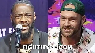 FULL DEONTAY WILDER VS. TYSON FURY II PRESS CONFERENCE & OFFICIAL FACE OFF