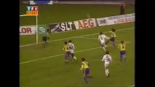 1990/1991 D1 J18 ParisSG-Sochaux: 0-2