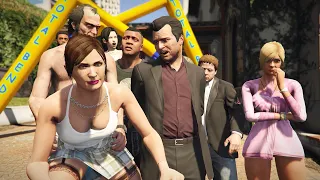 Amanda's Birthday Party With Michael Jimmy Franklin Trevor Tracey And Lamar In GTA 5!