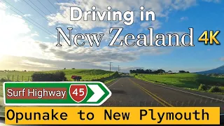 Driving Surf Highway 45 | Opunake to New Plymouth New Zealand