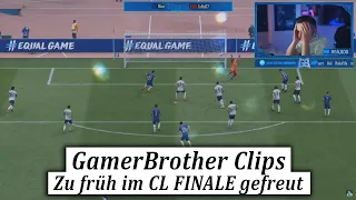 GamerBrother FREUT SICH ZU FRÜH im CL FINALE mit SCHALKE KARRIERE 😂🤣 | GamerBrother Clips