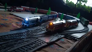 Centy toy 8×Passenger Coach pull by 2×Locomotive || At the end Train got fire 🔥 #train #centytoy