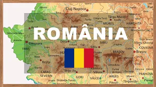 Harta României, județele și reședințele de județ (cu imagini) - Geografie #02