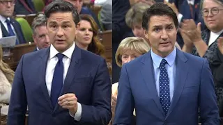 Poilievre Laughs at Trudeau… In His Face